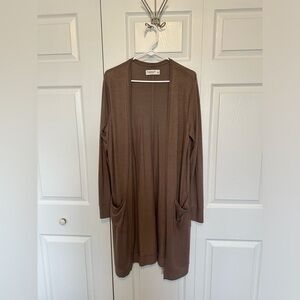 Abercrombie and fitch- soft a&f cozy- duster/cardigan- size Large
